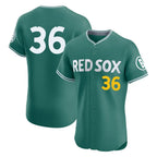 Johmsee B.Red Sox #36 Triston Casas Player Green City Connect Limited Elite Home Game Stitched Jersey