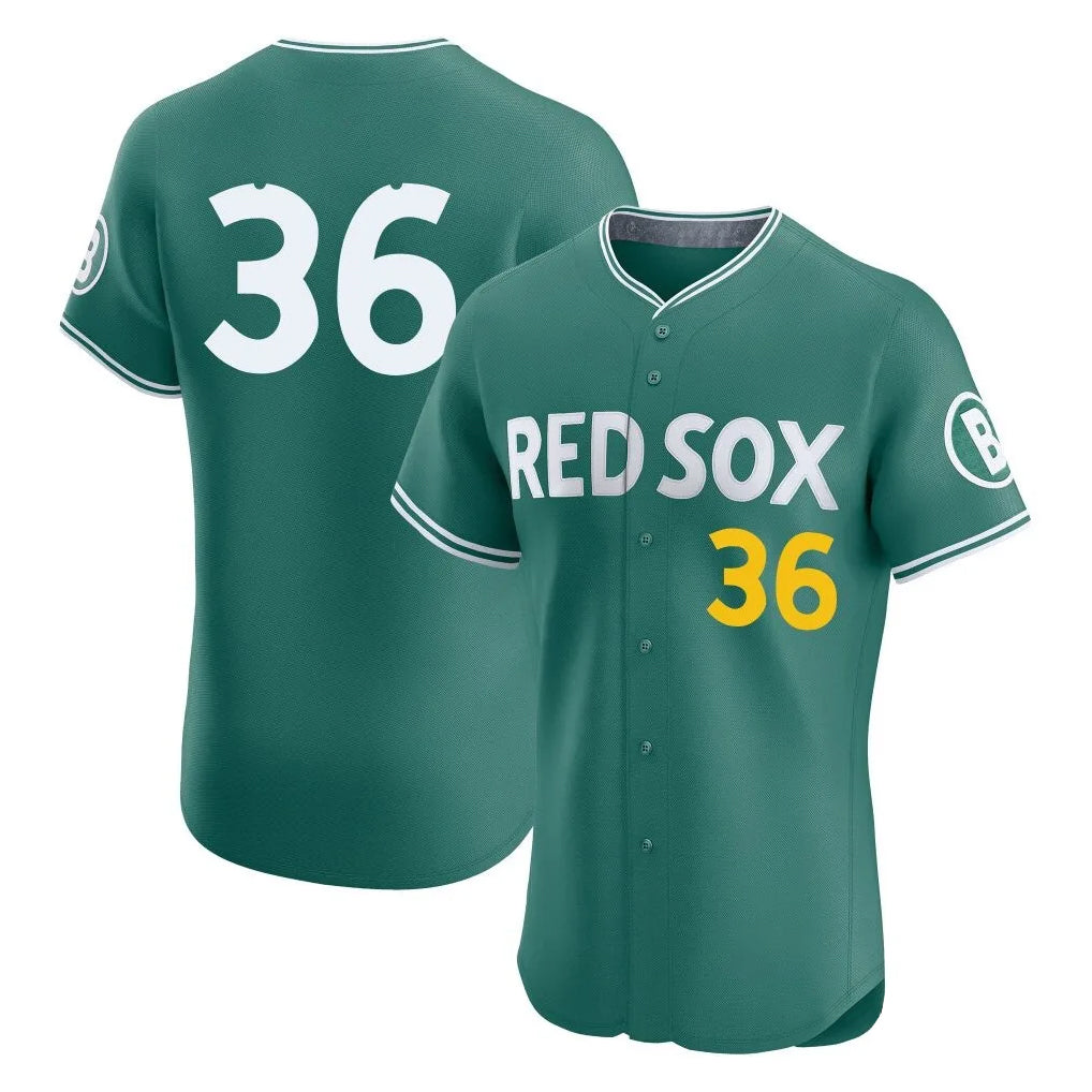 Johmsee B.Red Sox #36 Triston Casas Player Green City Connect Limited Elite Home Game Stitched Jersey