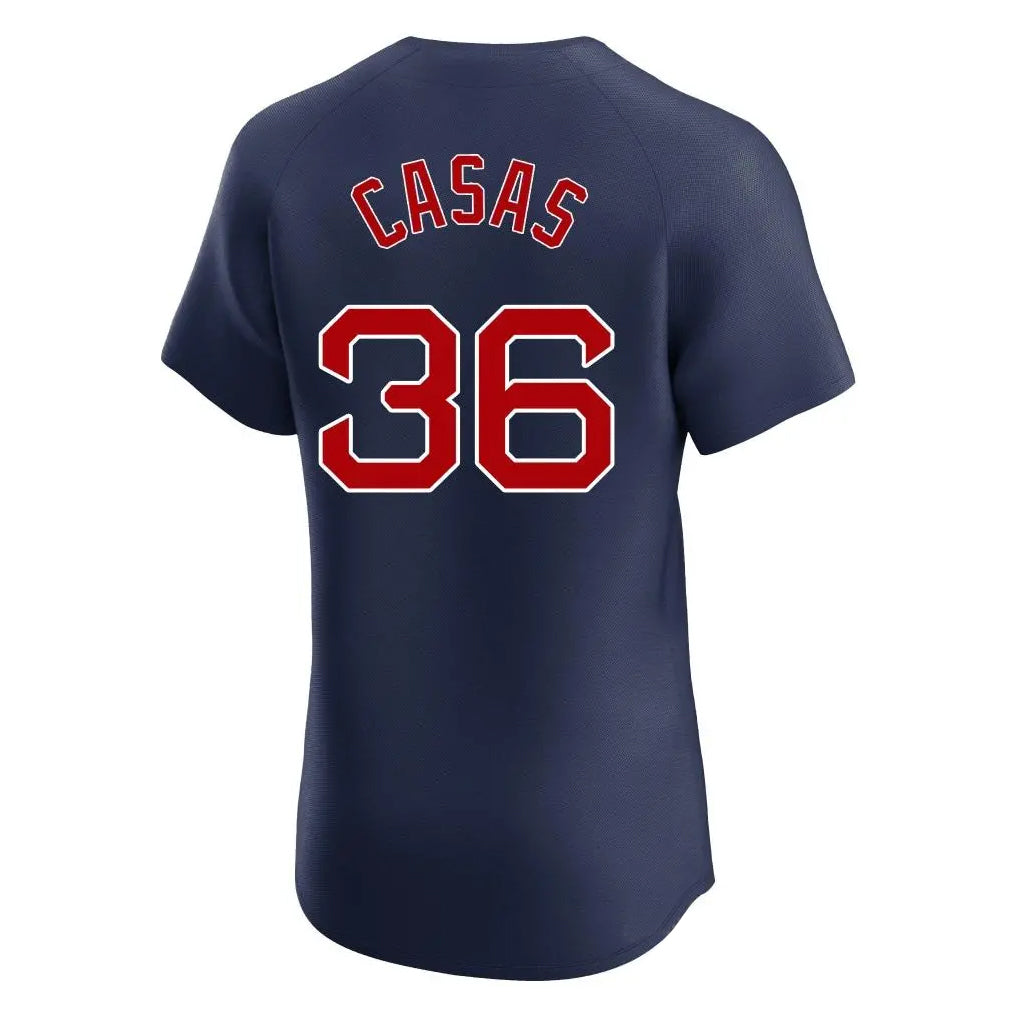 Johmsee B.Red Sox #36 Triston Casas Player Navy Limited Elite Home Game Stitched Jerseys