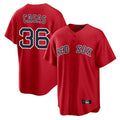 Johmsee B.Red Sox #36 Triston Casas Player Red Home Game Stitched Jersey