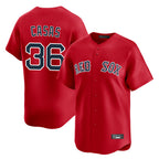 Johmsee B.Red Sox #36 Triston Casas Player Red Limited Home Game Stitched Jersey