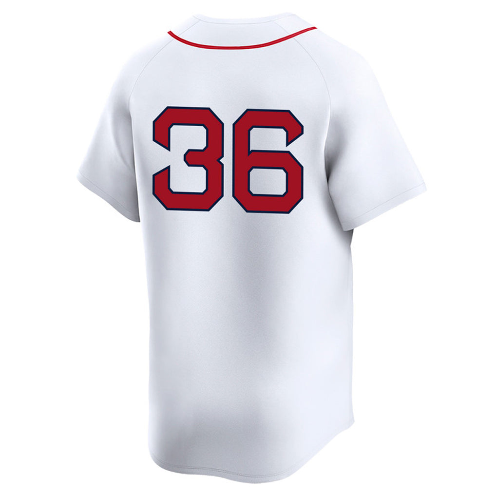 Johmsee B.Red Sox #36 Triston Casas Player White Limited Home Game Stitched Jerseys