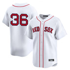 Johmsee B.Red Sox #36 Triston Casas Player White Limited Home Game Stitched Jersey