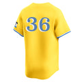 Johmsee B.Red Sox #36 Triston Casas Player Yellow Limited Home Game Stitched Jerseys