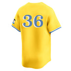 Johmsee B.Red Sox #36 Triston Casas Player Yellow Limited Home Game Stitched Jerseys