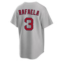 Johmsee B.Red Sox #3 Ceddanne Rafaela Player Gray Road Home Game Stitched Jerseys