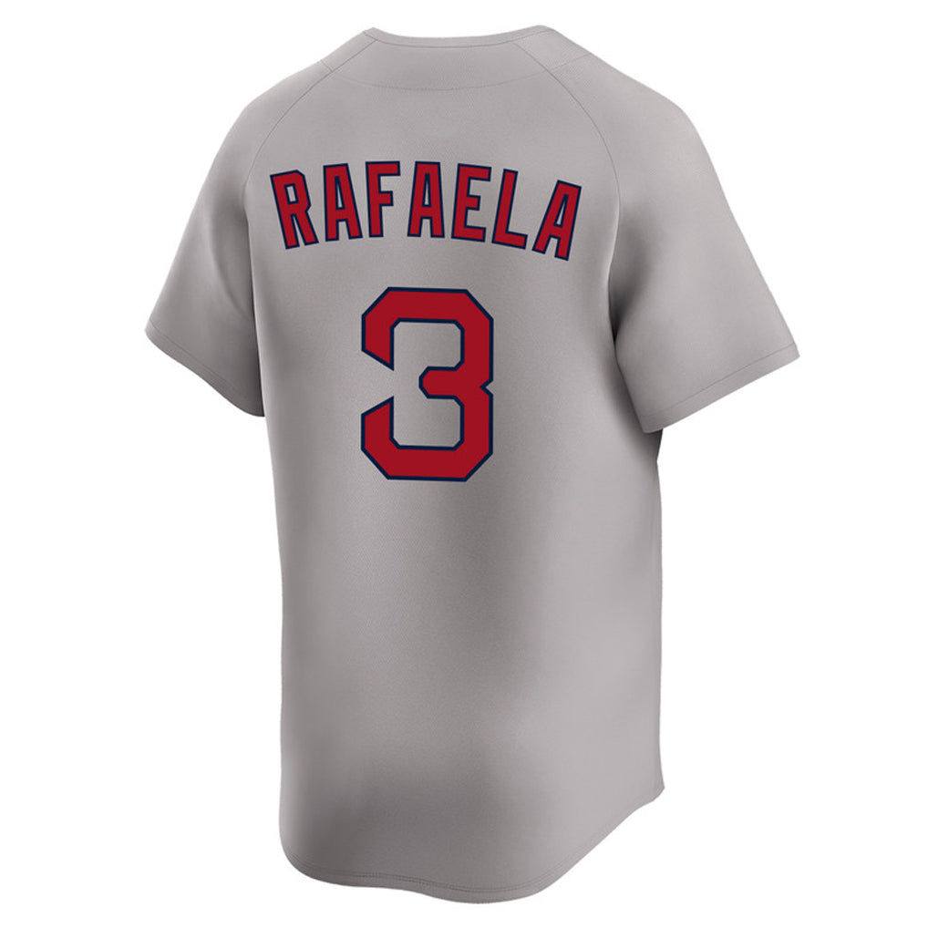Johmsee B.Red Sox #3 Ceddanne Rafaela Player Gray Road Limited Home Game Stitched Jerseys