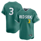 Johmsee B.Red Sox #3 Ceddanne Rafaela Player Green City Connect Limited Home Game Stitched Jersey