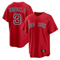 Johmsee B.Red Sox #3 Ceddanne Rafaela Player Red Home Game Stitched Jersey