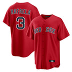 Johmsee B.Red Sox #3 Ceddanne Rafaela Player Red Home Game Stitched Jersey