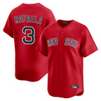 Johmsee B.Red Sox #3 Ceddanne Rafaela Player Red Limited Home Game Stitched Jersey