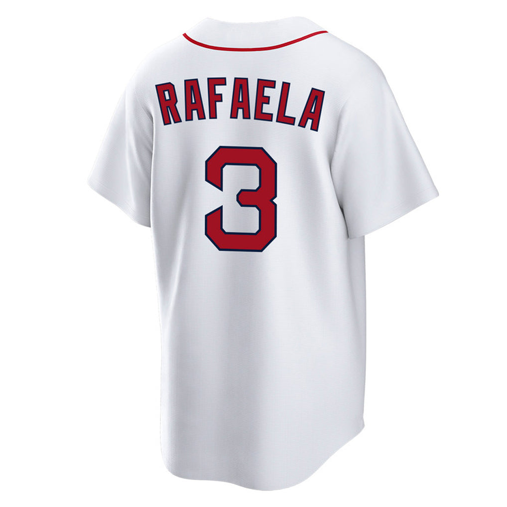Johmsee B.Red Sox #3 Ceddanne Rafaela Player White Home Game Stitched Jerseys