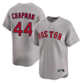 Johmsee B.Red Sox #44 Aroldis Chapman Player Gray Road Limited Home Game Stitched Jerseys