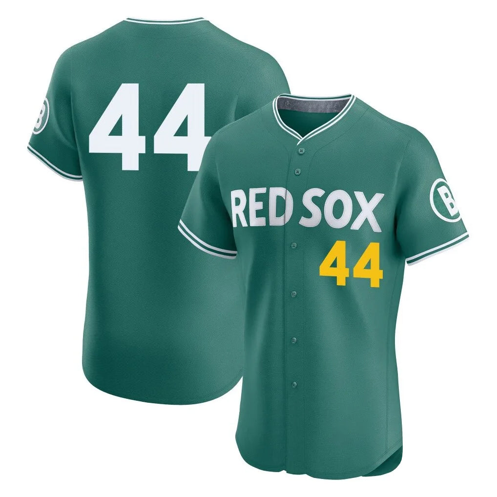 Johmsee B.Red Sox #44 Aroldis Chapman Player Green City Connect Limited Elite Home Game Stitched Jerseys