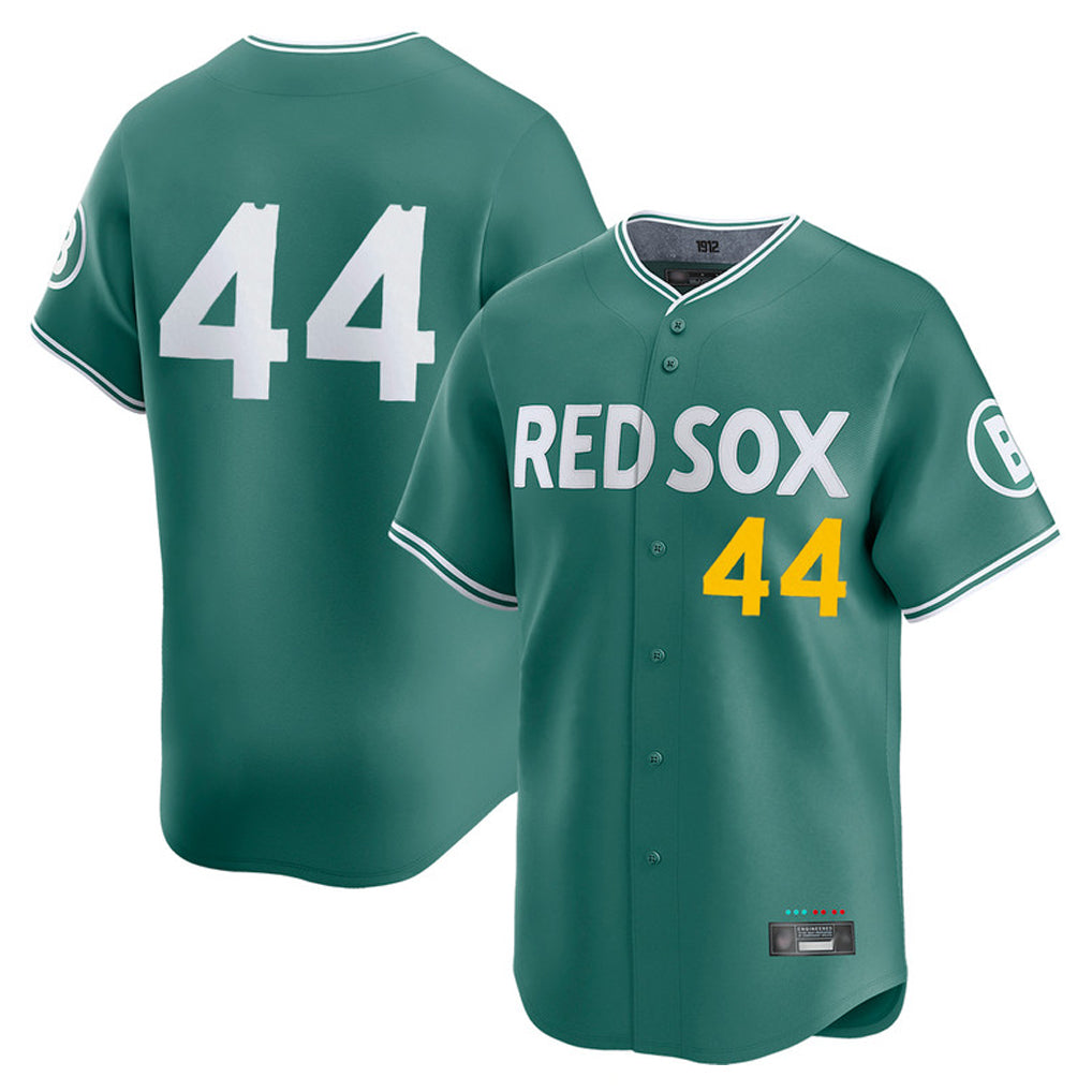 Johmsee B.Red Sox #44 Aroldis Chapman Player Green City Connect Limited Home Game Stitched Jerseys