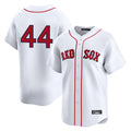 Johmsee B.Red Sox #44 Aroldis Chapman Player White Limited Home Game Stitched Jerseys