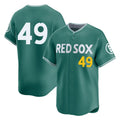Johmsee B.Red Sox #49 Tim Wakefield Player Green City Connect Limited Home Game Stitched Jerseys