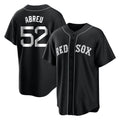Johmsee B.Red Sox #52 Wilyer Abreu Player Black Home Game Stitched Jerseys