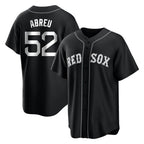 Johmsee B.Red Sox #52 Wilyer Abreu Player Black Home Game Stitched Jerseys