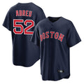 Johmsee B.Red Sox #52 Wilyer Abreu Player Navy Home Game Stitched Jerseys