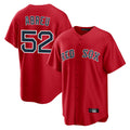 Johmsee B.Red Sox #52 Wilyer Abreu Player Red Home Game Stitched Jerseys