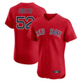 Johmsee B.Red Sox #52 Wilyer Abreu Player Red Limited Elite Home Game Stitched Jerseys