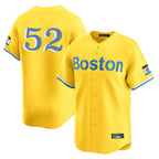 Johmsee B.Red Sox #52 Wilyer Abreu Player Yellow Limited Home Game Stitched Jerseys