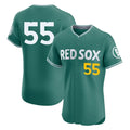 Johmsee B.Red Sox #55 Ranger Su¨¢rez Player Green City Connect Limited Elite Home Game Stitched Jerseys