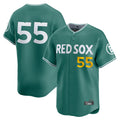 Johmsee B.Red Sox #55 Ranger Su¨¢rez Player Green City Connect Limited Home Game Stitched Jerseys