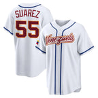 Johmsee B.Red Sox #55 Ranger Su¨¢rez Player White 2026 World Classic Limited Home Game Stitched Jerseys