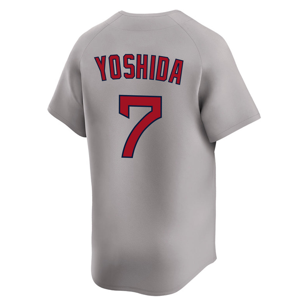 Johmsee B.Red Sox #7 Masataka Yoshida Player Gray Road Limited Home Game Stitched Jerseys