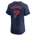 Johmsee B.Red Sox #7 Masataka Yoshida Player Navy Limited Elite Home Game Stitched Jerseys