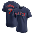 Johmsee B.Red Sox #7 Masataka Yoshida Player Navy Limited Elite Home Game Stitched Jersey