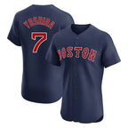 Johmsee B.Red Sox #7 Masataka Yoshida Player Navy Limited Elite Home Game Stitched Jersey