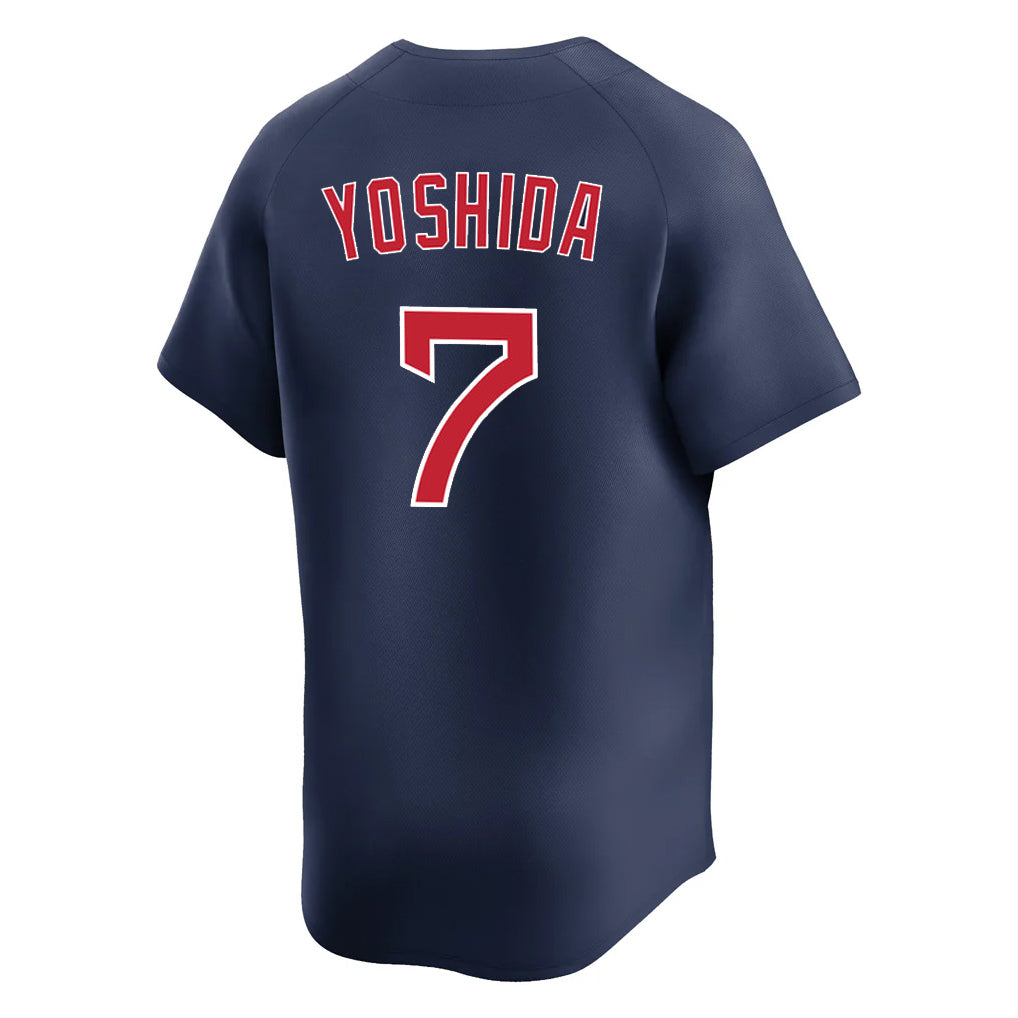 Johmsee B.Red Sox #7 Masataka Yoshida Player Navy Limited Home Game Stitched Jerseys