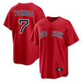Johmsee B.Red Sox #7 Masataka Yoshida Player Red Home Game Stitched Jersey