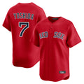 Johmsee B.Red Sox #7 Masataka Yoshida Player Red Limited Home Game Stitched Jersey