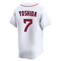 Johmsee B.Red Sox #7 Masataka Yoshida Player White Limited Home Game Stitched Jerseys