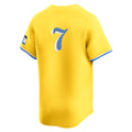 Johmsee B.Red Sox #7 Masataka Yoshida Player Yellow Limited Home Game Stitched Jerseys
