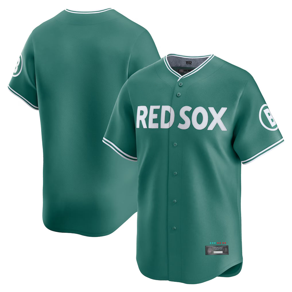 Johmsee B.Red Sox Blank Player Green City Connect Limited Home Game Stitched Jerseys