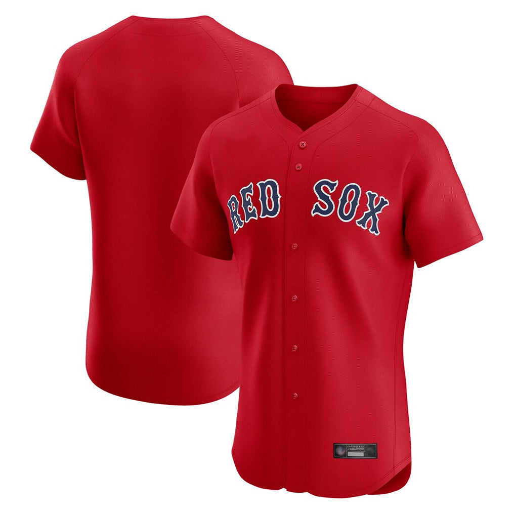 Johmsee B.Red Sox Blank Player Red Limited Elite Home Game Stitched Jerseys