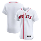 Johmsee B.Red Sox Blank Player White Limited Elite Home Game Stitched Jerseys