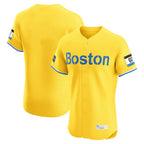 Johmsee B.Red Sox Blank Player Yellow Limited Elite Home Game Stitched Jerseys
