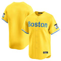 Johmsee B.Red Sox Blank Player Yellow Limited Home Game Stitched Jerseys