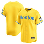 Johmsee B.Red Sox Blank Player Yellow Limited Home Game Stitched Jerseys