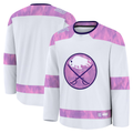 Johmsee B.Sabres White 2024 Hockey Fights Cancer Practice Stitched Jerseys