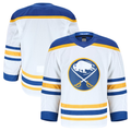 Johmsee B.Sabres White Away Authentic Pro Stitched Jerseys