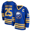 Johmsee B.Sabres #25 Dave Andreychuk Royal Breakaway Retired Player Stitched Jerseys