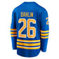 B.Sabres #26 Rasmus Dahlin Fanatics Home Breakaway Jersey - Royal Stitched American Hockey Jerseys