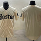 Boston Red Sox Blank Cream Gothic Vapor Limited Stitched Baseball Jersey